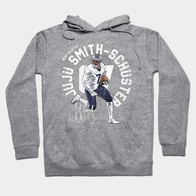 Juju Smith-Schuster New England Arc Name Hoodie by danlintonpro